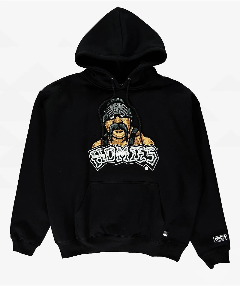 DGA Big Loco Chenille Black Hoodie