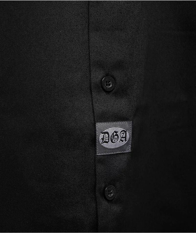 DGA Drama Faces Black Work Shirt