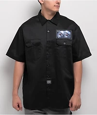 DGA Drama Faces Black Work Shirt