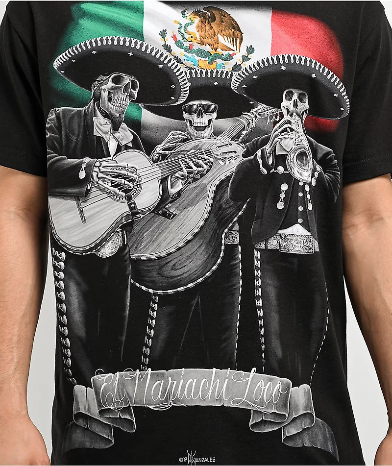 DGA El Mariachi Loco Black T-Shirt