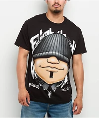 DGA Homies Big Face 8ball Black T-Shirt