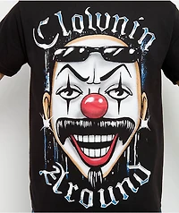 DGA Homies Big Face Clown Black T-Shirt