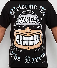 DGA Homies Big Face Smiley Black T-Shirt