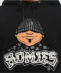 DGA Homies Chenille 8Ball Black Hoodie