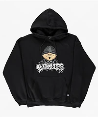 DGA Homies Chenille 8Ball Black Hoodie
