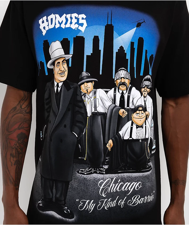 DGA Homies Chicago Black T-Shirt