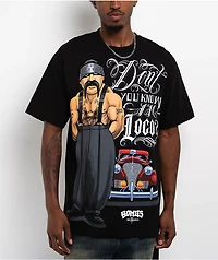 DGA Homies Don't You Know I'm Loco Black T-Shirt