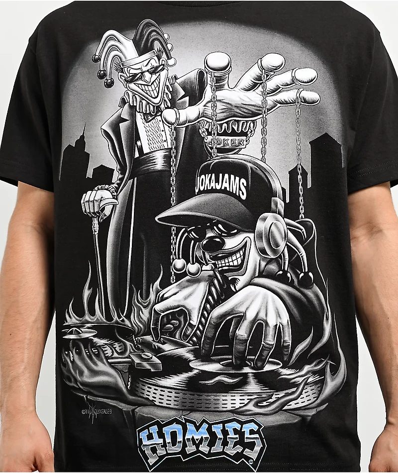 DGA Homies Joka Jams Black T-Shirt