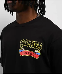 DGA Homies Loteria Tabla Black T-Shirt