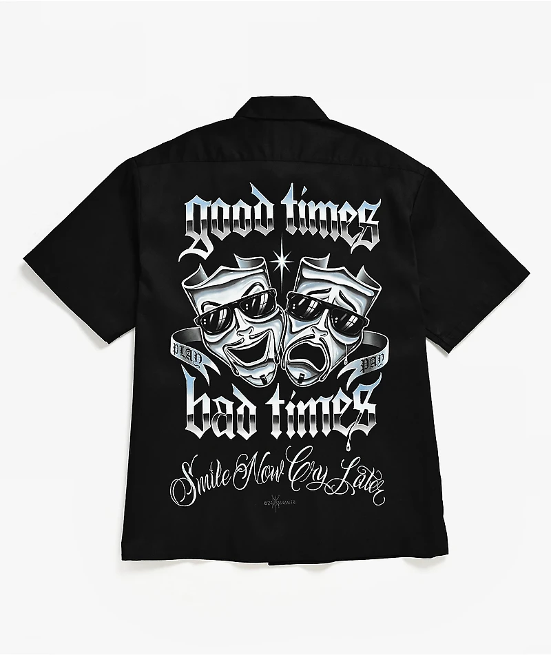 DGA Pay And Play Black Work Shirt