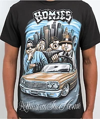 DGA Rolling With the Homies Black T-Shirt