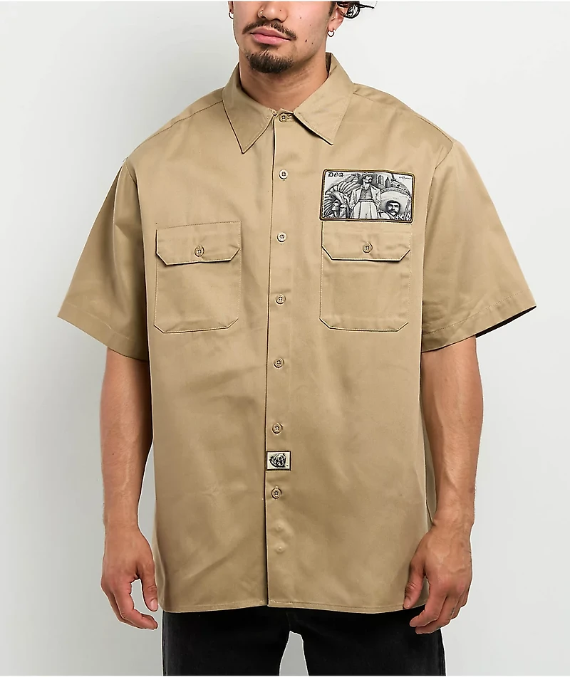 DGA Soy Chicano Khaki Work Shirt
