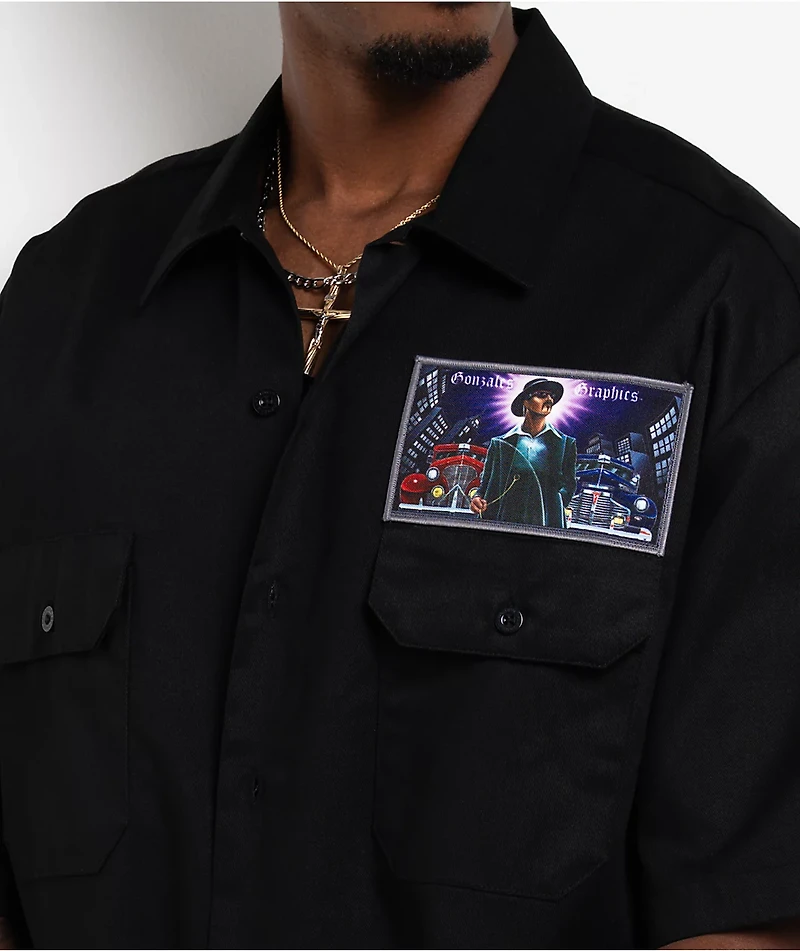 DGA Vato Loco Black Work Shirt