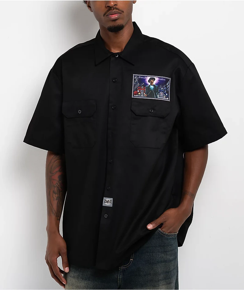 DGA Vato Loco Black Work Shirt