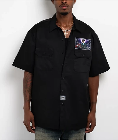 DGA Vato Loco Black Work Shirt