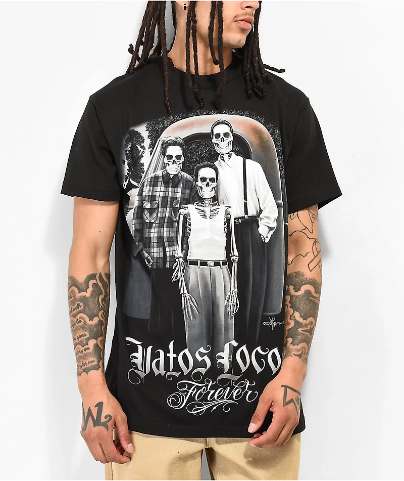 DGA Vatos Locos Black T-Shirt