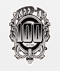 DGK 100 Sticker