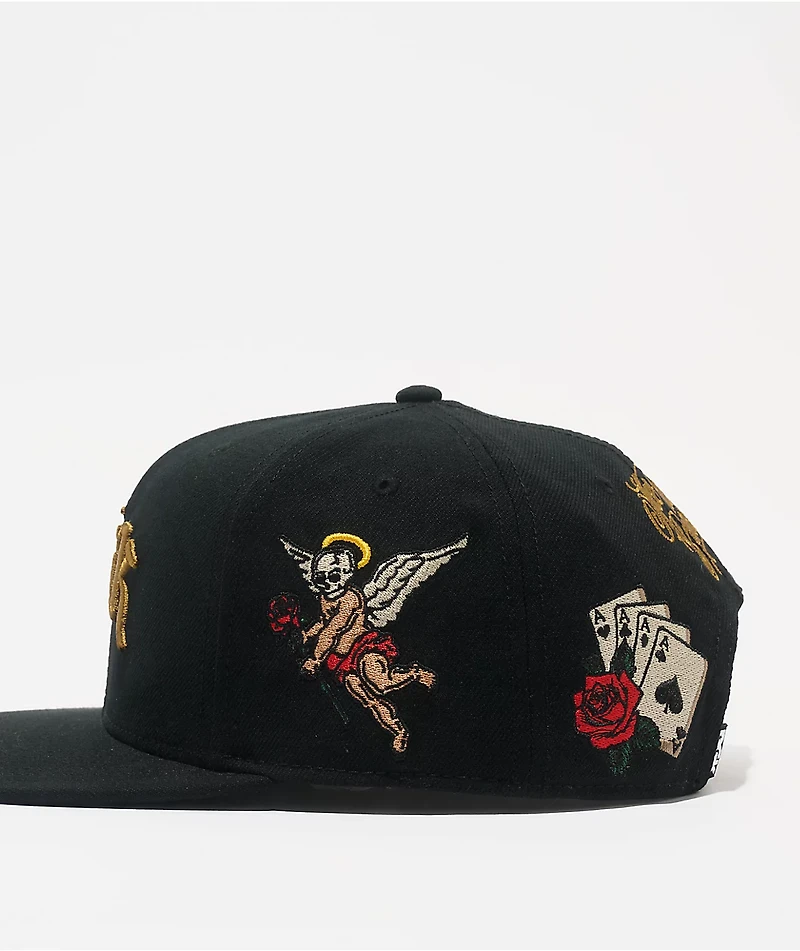 DGK Aces Black Snapback Hat