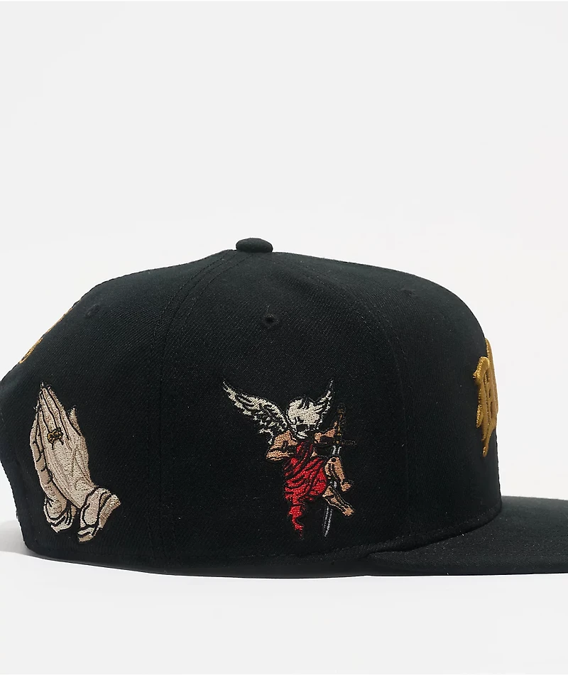DGK Aces Black Snapback Hat