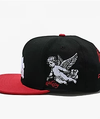 DGK Angelic Black & Red Snapback Hat