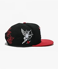 DGK Angelic Black & Red Snapback Hat