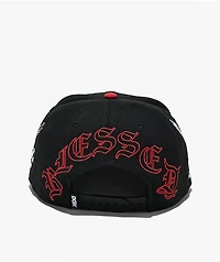 DGK Angelic Black & Red Snapback Hat