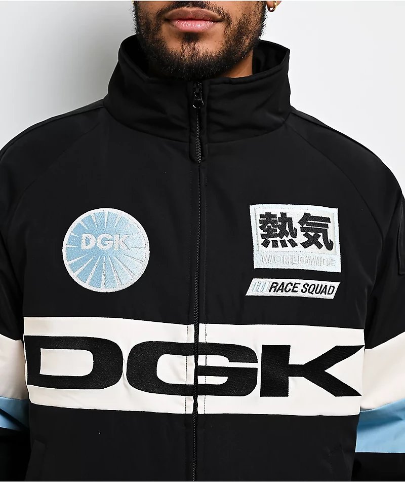 DGK Apex Black Racing Jacket