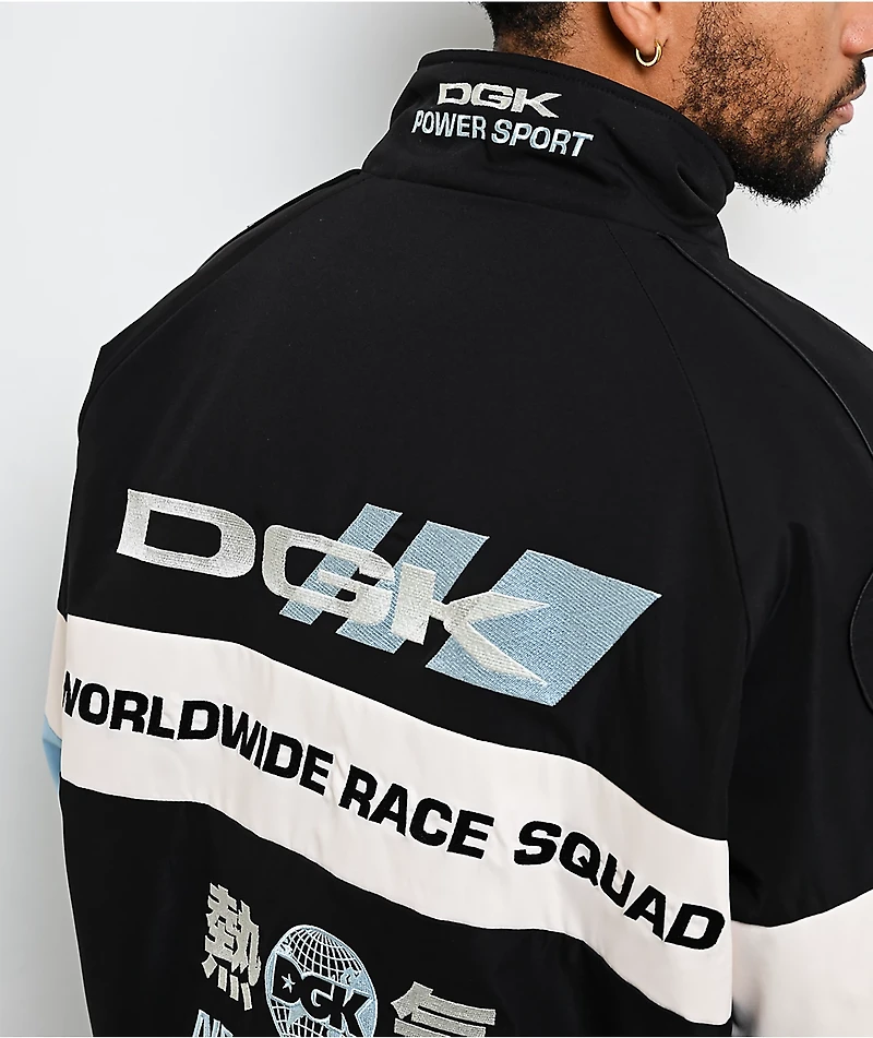 DGK Apex Black Racing Jacket