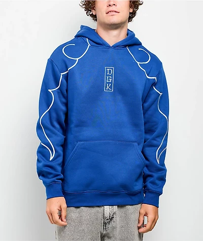 DGK Arashi Blue Heavyweight Hoodie