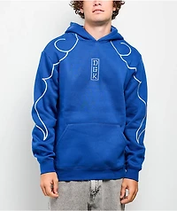 DGK Arashi Blue Heavyweight Hoodie