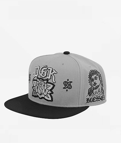 DGK Armor Grey Snapback Hat