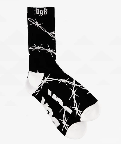 DGK Armory Black Crew Socks