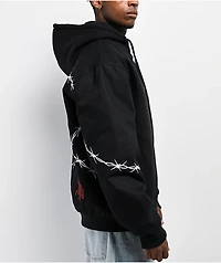 DGK Armory Black Hooded Bomber Jacket