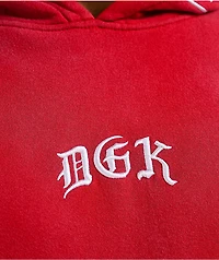 DGK Battalion Red Wash Hoodie