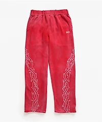 DGK Battalion Red Wash Sweatpants