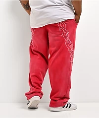 DGK Battalion Red Wash Sweatpants