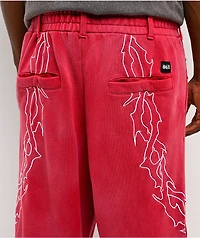 DGK Battalion Red Wash Sweatpants