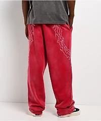 DGK Battalion Red Wash Sweatpants