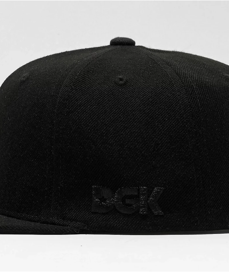 DGK Blessed Black Snapback Hat