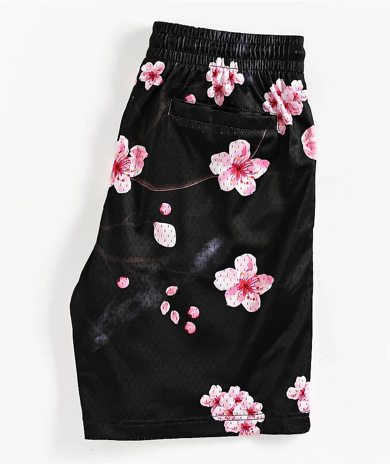 DGK Blossom Black Mesh Shorts