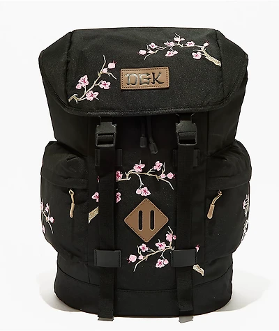 DGK Blossom Black Top Load Backpack