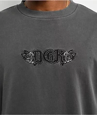 DGK Boulevard Grey & Black 2fer Long Sleeve T-Shirt