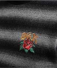 DGK Boulevard Knit Black & Grey Stripe T-Shirt