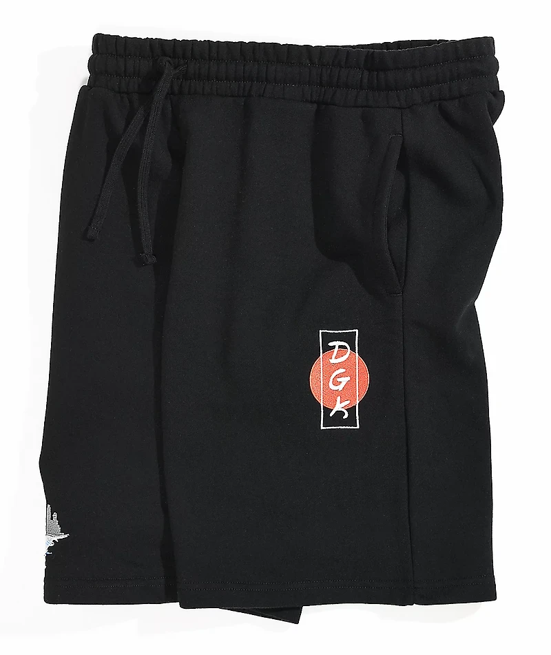 DGK Breaker Black Sweat Shorts