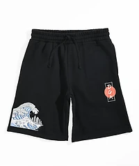 DGK Breaker Black Sweat Shorts