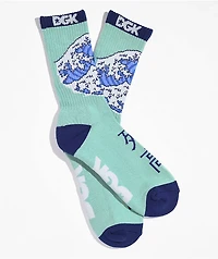 DGK Breaker Light Blue Crew Socks