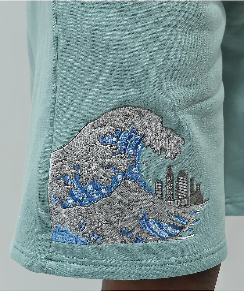 DGK Breaker Seafoam Sweat Shorts