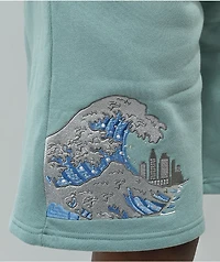 DGK Breaker Seafoam Sweat Shorts