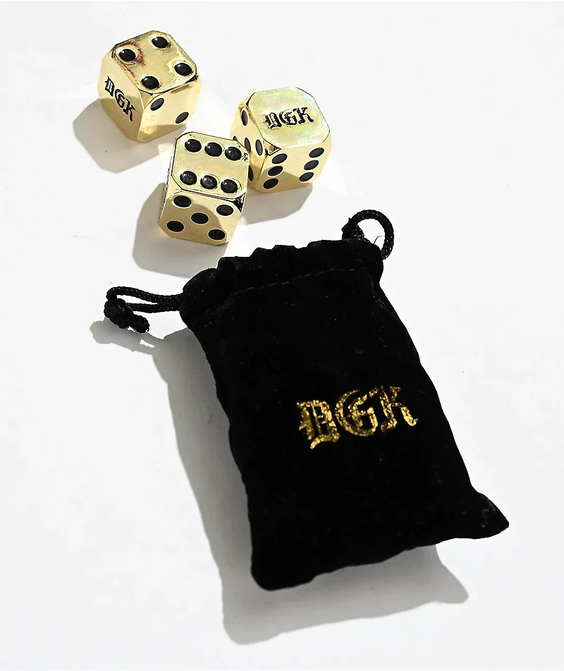 DGK Cee-Lo Gold Dice Set