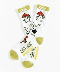 DGK Chaos White Crew Socks